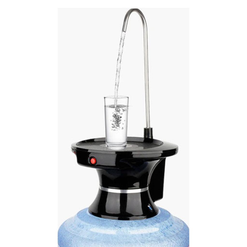 Электрический насос для подачи воды, перезаряжаемый, сильная мощность, быстрый отток, низкий уровень шума, большой поднос для питья