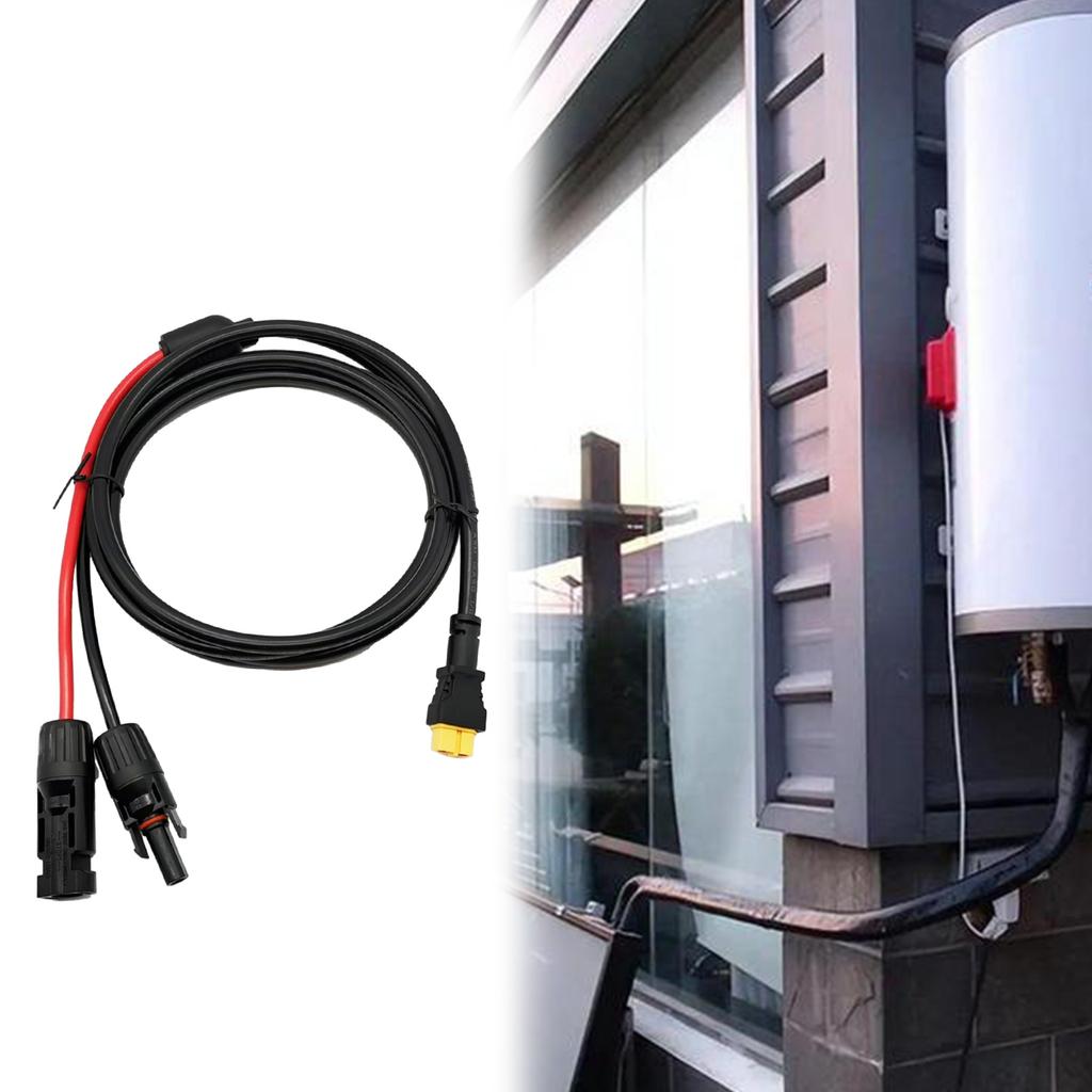 Solar To XT60 Charge Extension Cable 16AWG 5Ft Solar Connector To XT60 Adapter Power Cable for Portable Power Station
