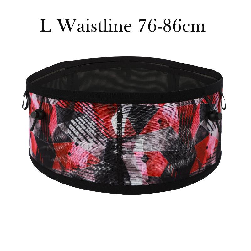 Многофункциональная поясная сумка для бега с эластичной сеткой Плотно прилегающая сумка для мобильного телефона Многофункциональная сумка большой вместимости для езды на велосипеде для горной воды