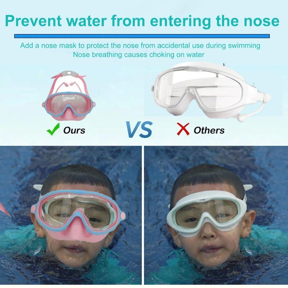 Очки для плавания детские с защитой от запотевания, водонепроницаемые, для тренировок, детские очки для дайвинга, дайвинг