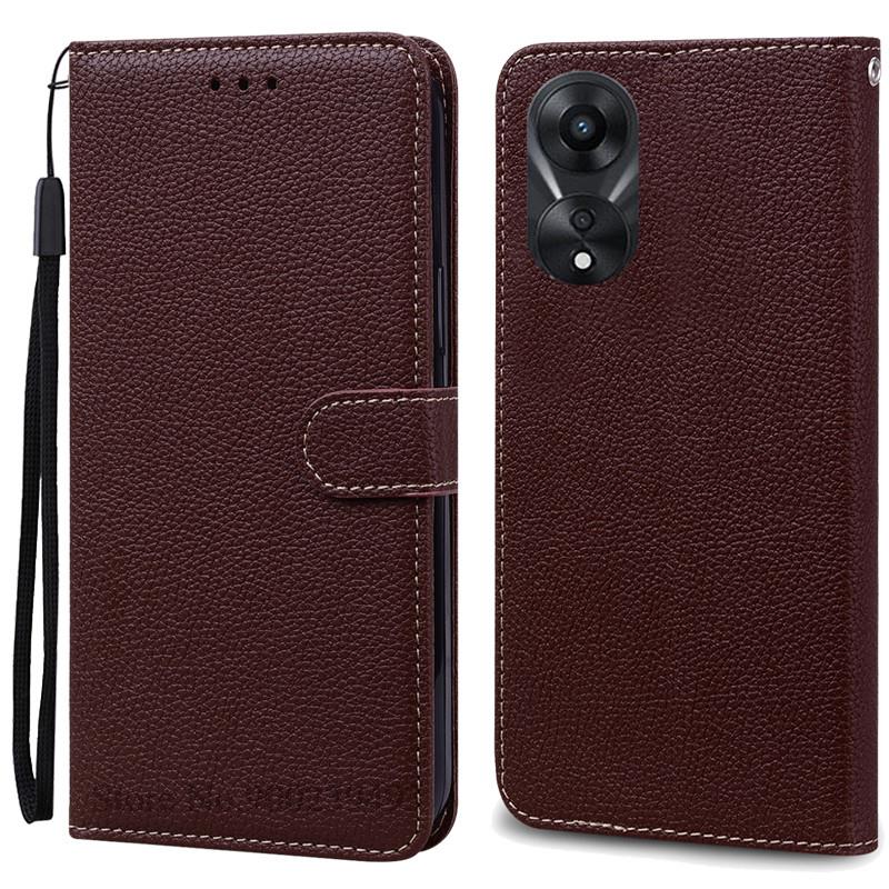 For OPPO A78 5G Case Soft Silicone Leather Wallet Case For OPPO A58 5G A 78 Phone Case For OPPO A78 5G Cover Coque Fundas Etui