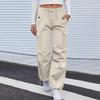 Women's Casual Pants Cargo Pants Elastic Waisted Hiking Pants With Pockets Lightweight Baggy Pants