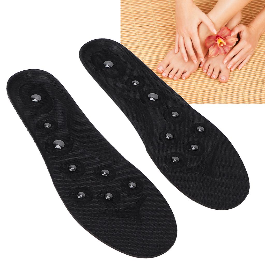 Magnetic Massage Insoles Fatigue Relieve Prevent Slip Breathable Shoe Massaging Insoles
