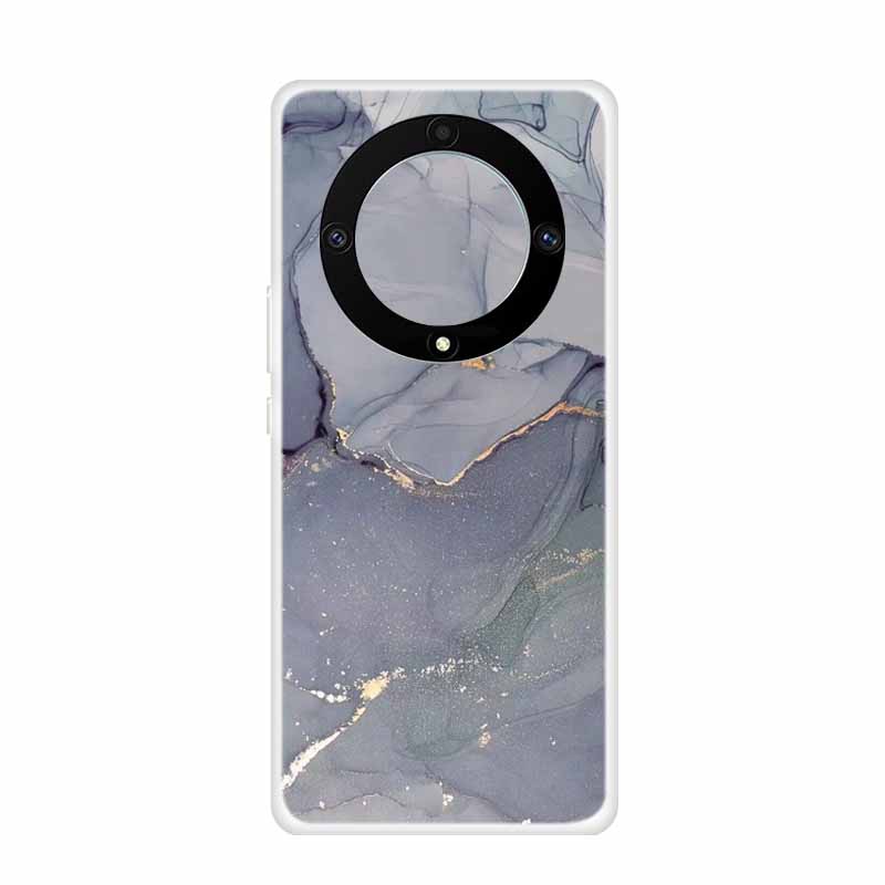 For Honor Magic 5 Lite 5G Cases 6.67" Marble Clear Soft TPU Silicone Back Covers for Huawei Honor Magic5 Lite Transparent Coque