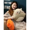 3 In1 Stuffed Hand Warmer Bag Cartoon Animal Pillow Blanket Cute Cushion Blanket Home Car Travel Pillow for Children Girl Gift