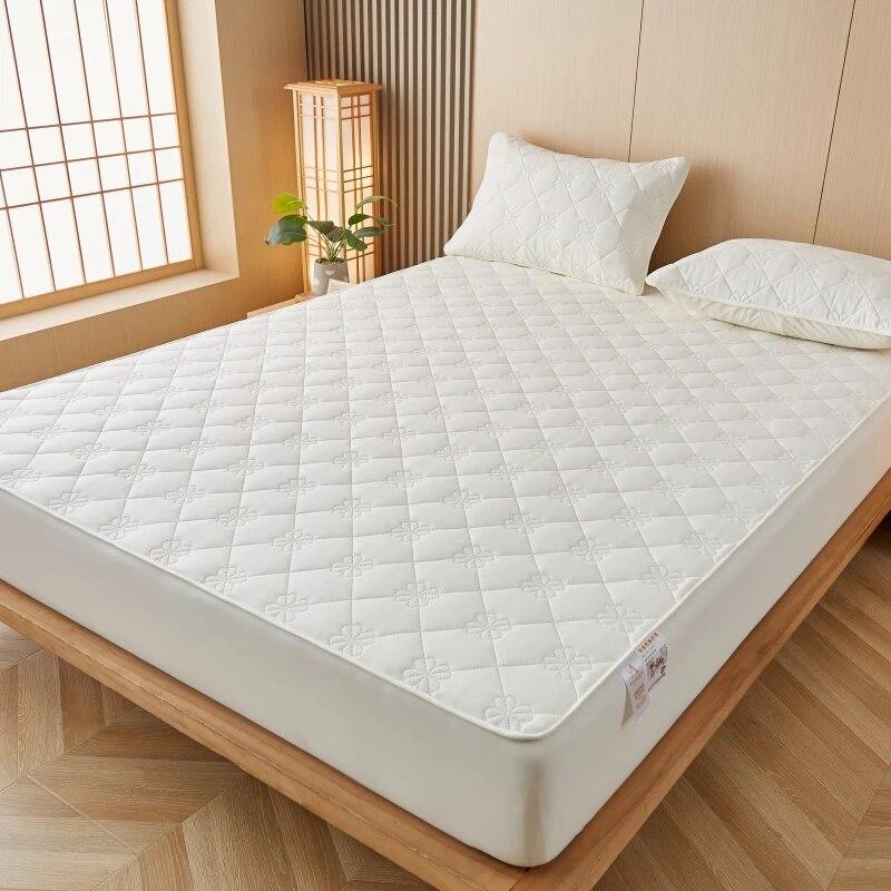 Водонепроницаемый простынь, стеганый матрас Protcetor, дышащий однотонный наматрасник и покрывало 140*200 160*200
