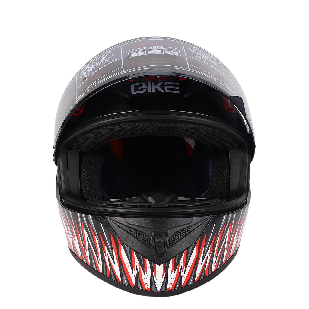 Full Face Motorcycle Helmet Street Bike Helmet for Men Women Unisex Good Breathability with Safety Buckle Blue L