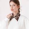 Fashion Classic Leopard Print Shirt Fake Collar Women Adult Detachable Lapel Shirt Fake Collar Shawl False Blouse Collars