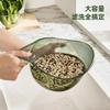 Kitchen Multifunctional Acrylic Thickened Rice Drainage Basket Rice Fruit Basin Vegetable Washing Basket6