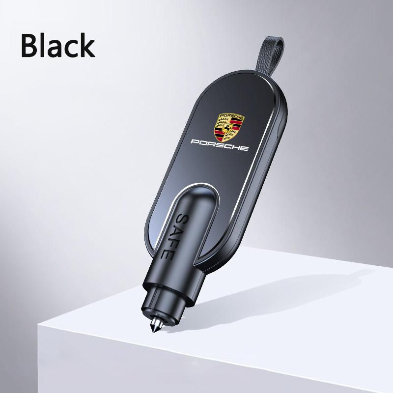 Для Porsche 911 Cayenne Carrera-GT 928 Panamera Boxster Macan 918 718 Мини Портативный Молоток Безопасности Стеклобой для Автомобиля Аксессуары