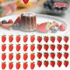 20PCS Artificial Strawberry Lifelike Fake Fruit For Display Table Decorations