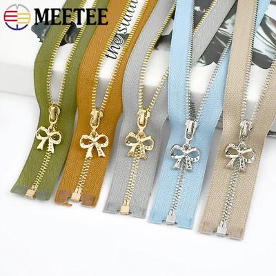 3 шт. Meetee 3# 15-70 см Металлические молнии Сумка Одежда Швейная молния Застежка Куртка Карман Декор Молнии Наборы для ремонта DIY Аксессуары