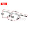 5" 6" 8" 10" 12" Stainless Steel Mirror Finish Heavy Duty Boat Hollow Base Cleat Circular Bolt Marine Marine Yacht Accessories