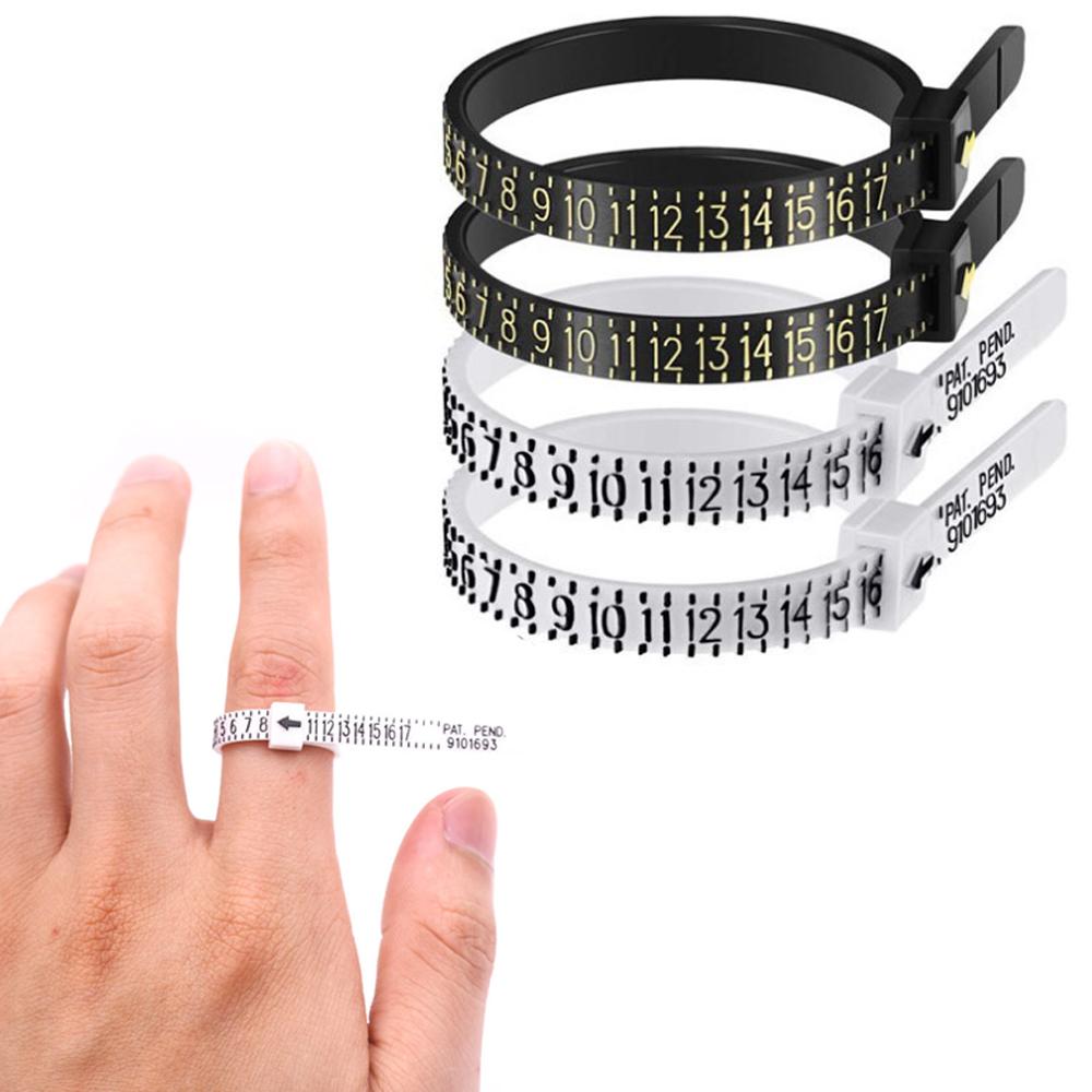 British/American Sizes A-Z Wedding Ring Band Finger Gauge Ring Sizer Measure Genuine Tester