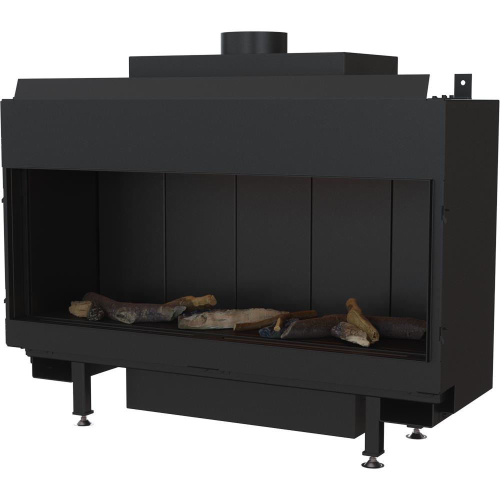 Gas Fireplace KRATKI LEO 100 front facing propane butane FI 100/150 9,5 kW