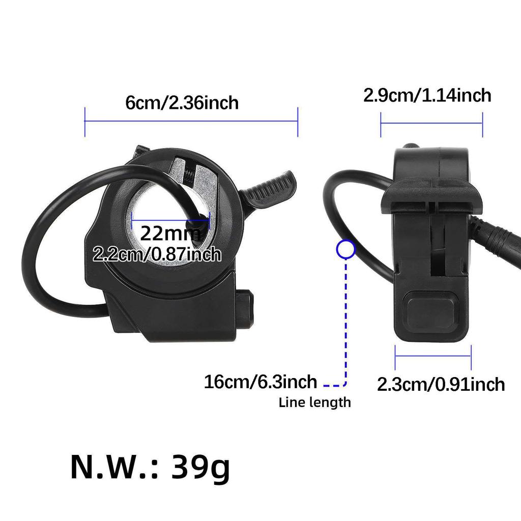 Thumb Throttle Speed Control Easy to Install Assembly Stable Replacement Skateboard Acceleration
