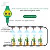 Garden Watering Irrigation System Ball Valve Timer Adjustable Misting Nozzles Automatic Spray Outdoor Greenhouse