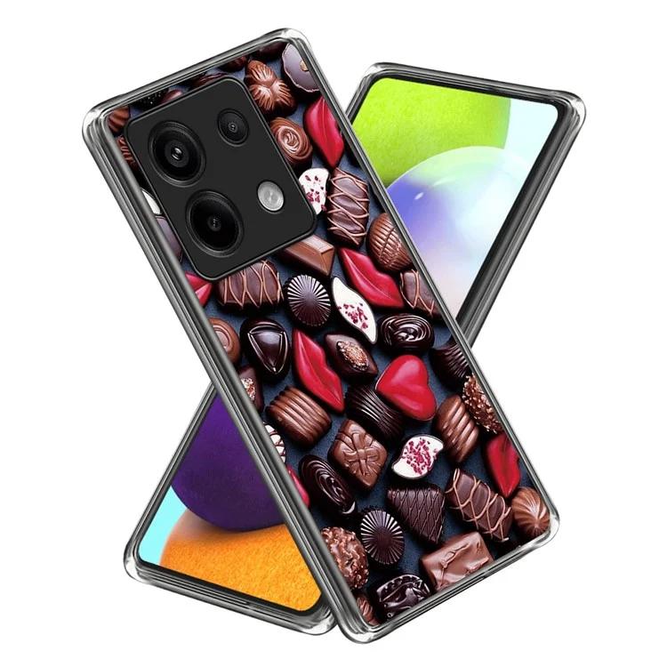 Для Xiaomi Redmi Note 13 Pro 5G / Poco X6 5G чехол Slim-Fit Pattern Printing TPU задняя крышка телефона