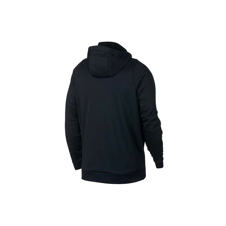 Nike Сплошной цвет повседневная спортивная вязаная куртка с капюшоном Мужская верхняя одежда черный 931997-010