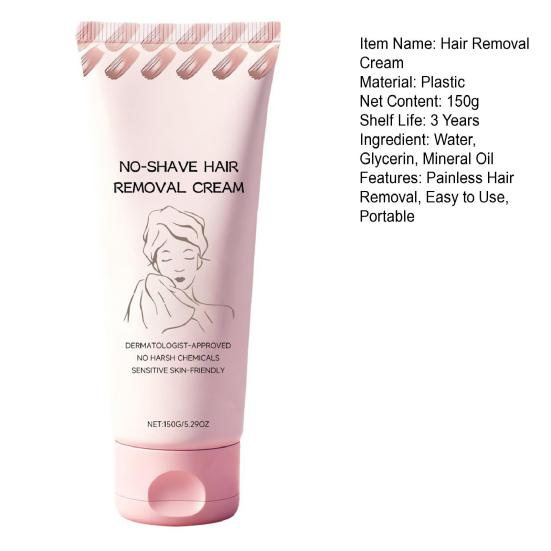 1/2 шт. 150 г Крем для удаления волос Натуральный Нежный Быстродействующий Увлажняющий Для всего тела Руки Ноги Подмышки Лицо Удалитель волос Депиляторный крем
