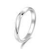 Platinum Size Twist Engagement Simple Wedding Perfect for and Gift Wrapping "Ever Yours" Men's Ring, 17, 3.5mm Wide, Pt950, Ring, Band,