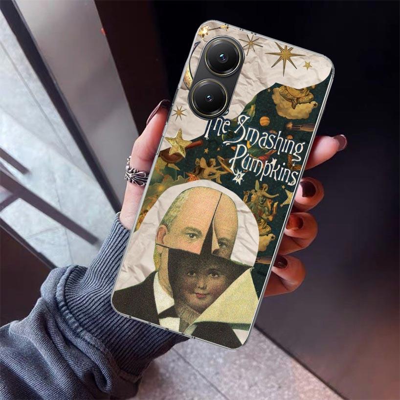 Rock The Smashing Pumpkins Phone Case For Xiaomi Poco X7 X6 X5 Pro F7 Ultra Redmi 15C 15 13 13C 12 12C 10 10A 10C 9 9A 9C 9T She
