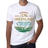 Men’s Vintage Tee Shirt Graphic T Shirt Mountain Explorer Greenland White