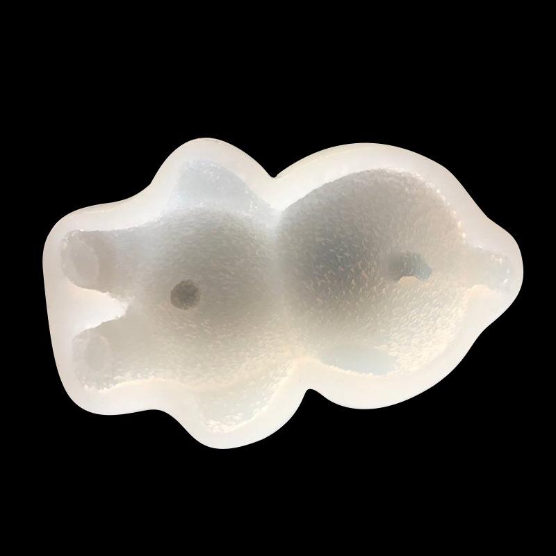 3D Sleeping Bear Doll Silicone Cake Mold Mousse Cake Jello Ice Cream Mold Chocolate Candy Mold Plaster Lotion Bar Mold