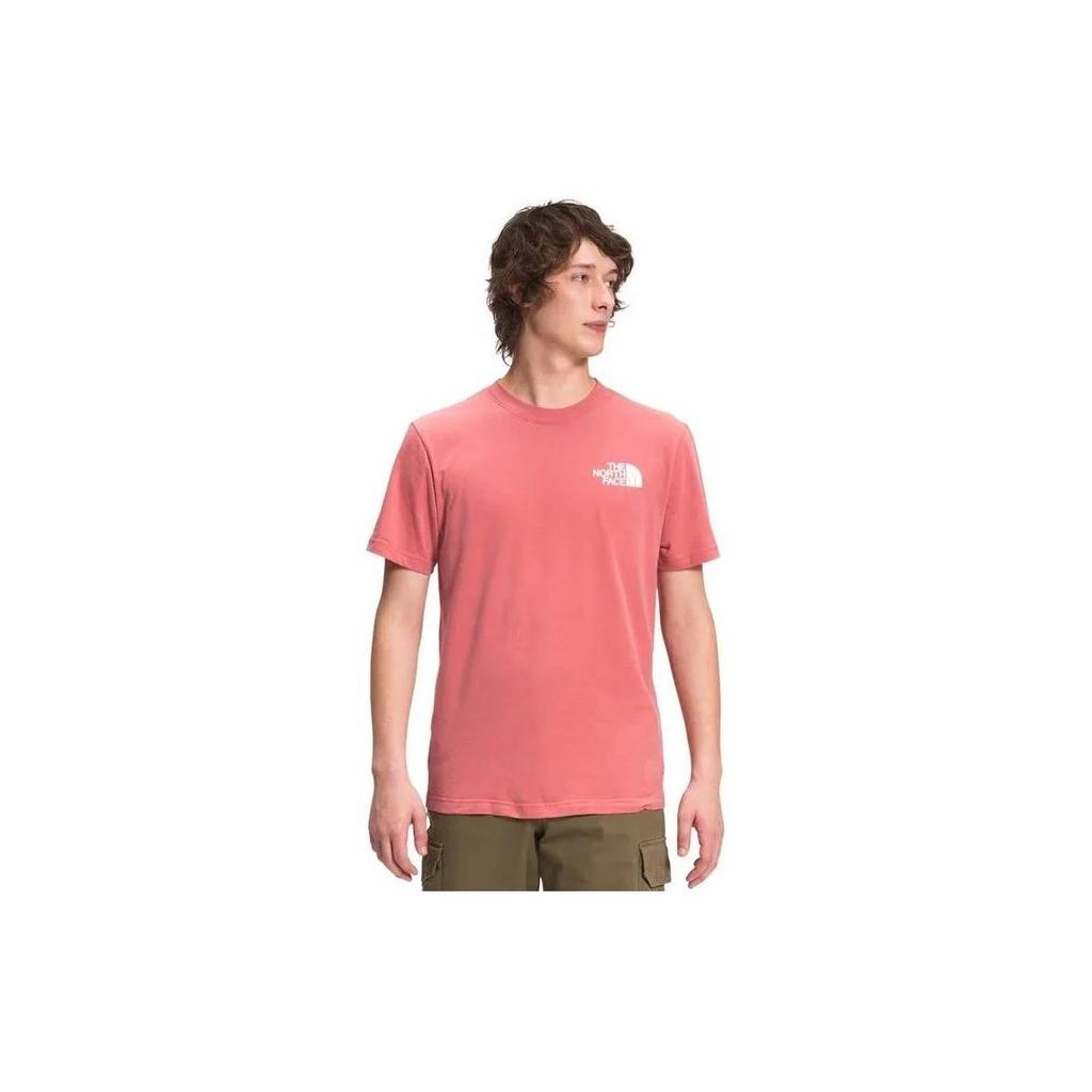 THE NORTH FACE T Shirts Men's Burnt Ochre Crew Neck Moderate Straight Fit NF0A4763-UBG