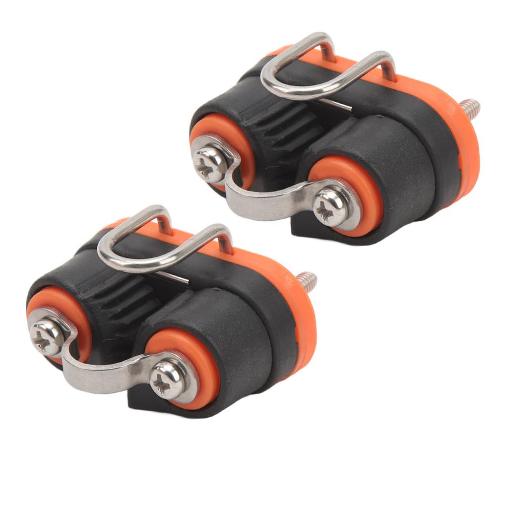 2PCS Cam Cleat Ball Bearing Marine Boat Fast Entry Rope Cam Cleat Wire Fair Sailing Sailboat