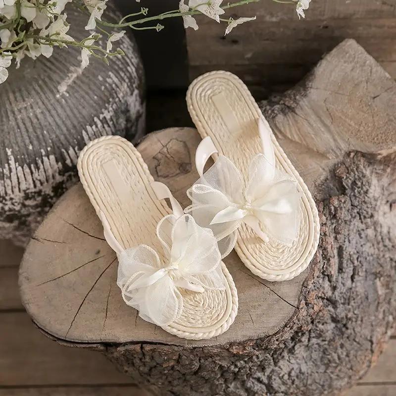 Женские тапочки Удобная обувь для женщин Шлепанцы Шлепанцы Босоножки на танкетке Стильные элегантные и модные Повседневные Нормальные