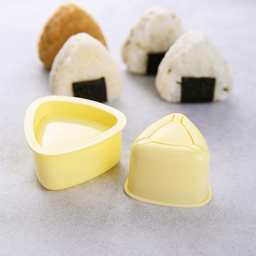 3Pcs/Set Triangular DIY Sushi Mold Plastic Rice Ball Mold Practical Onigiri Rice Ball Set Kitchen