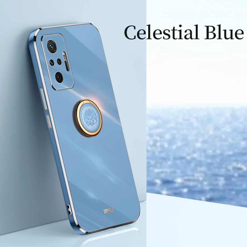 Для Xiaomi Redmi Note 10 Pro чехол-держатель с кольцом для покрытия на Xiomi Redmi Note10 S 10s 10pro 5g 4G силиконовый чехол-подставка