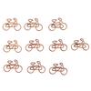 100 шт. забавные скрепки в форме милых велосипедов для гальванического процесса, скрепки для офисов, дома, школы