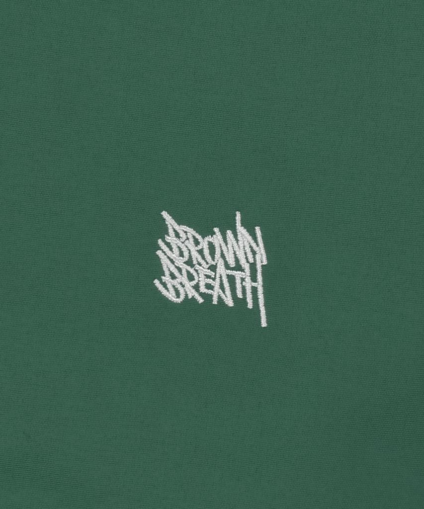 Ветровка Brownbreath с эффектом выцветания - Зеленая