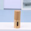 Бамбуковый рулонный флакон 3/5/10 мл, деревянный роликовый флакон, эфирное масло, блеск для губ, многоразовый тюбик, пустая банка, стеклянная бутылка для духов, 1 шт.