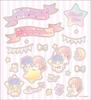 Открытка с сообщением Little Twin Stars Pink Starry Sky P 7404 Standard [Sanrio] CD4-1
