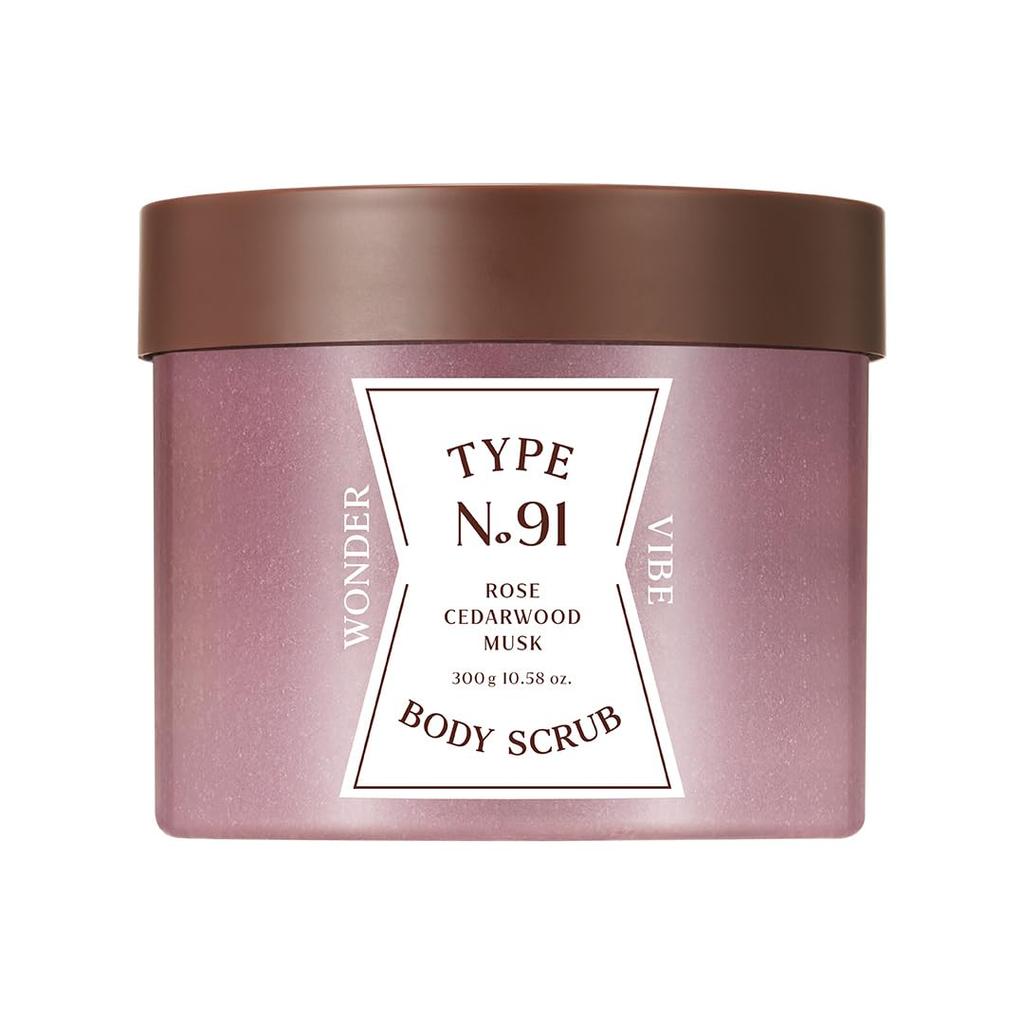 Type Body Scrub 91 WONDER VIBE Rose A Deep Fragrance That Expresses Calmness and Hydrating Scrub for Sensitive Moisturizing Dark Spots Body Skin Bath