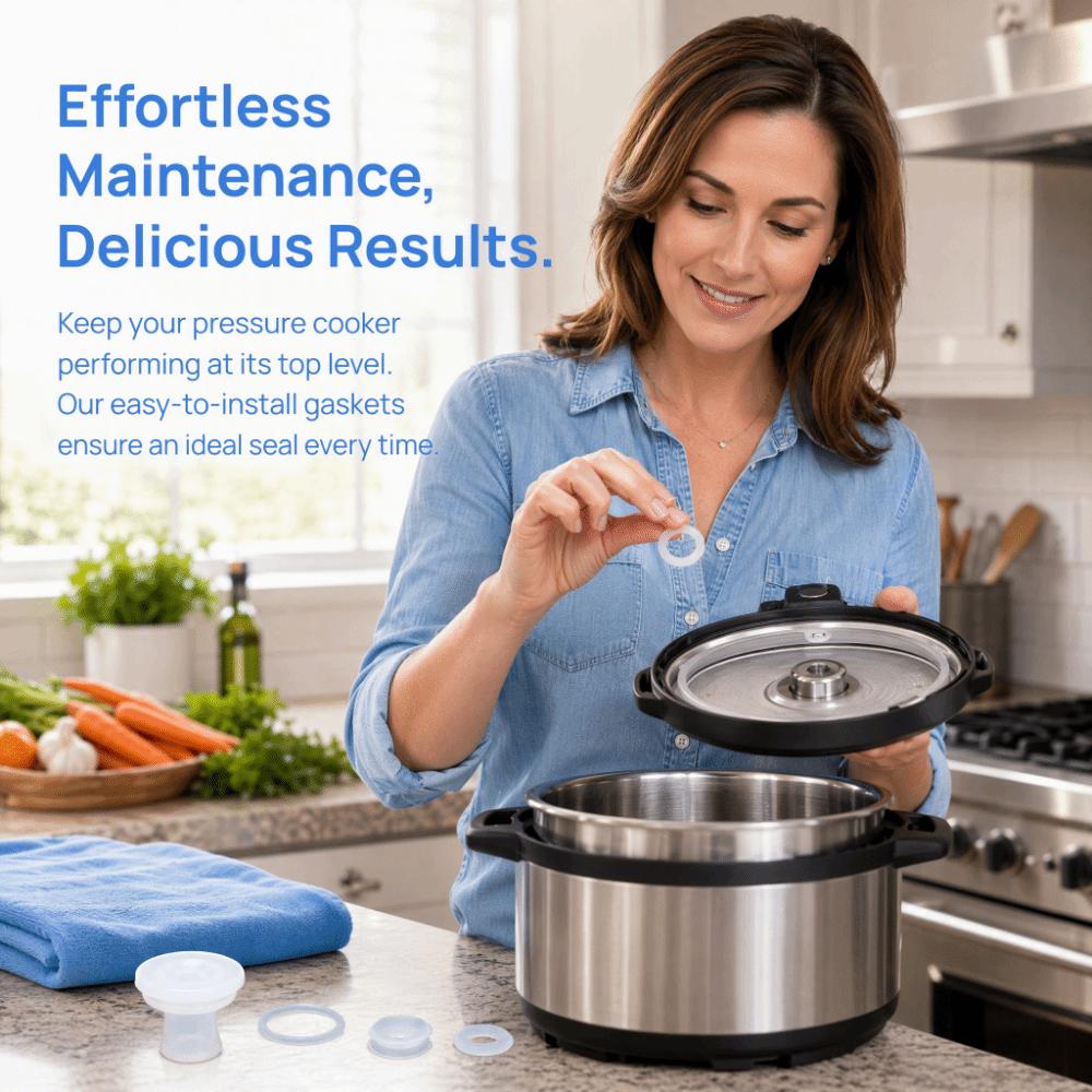 20SETS Rubber Material Sealing Rings Silicone Material Replacement Gaskets Kitchen Cooking