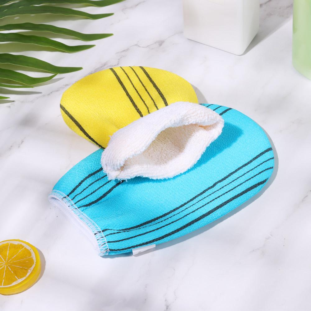 Extreme Comfort Viscose Fiber Massage Exfoliating Towel Bath Glove Shower Scrubber Body Rub