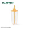 Starbucks 530ml Glass Cup with Straw
