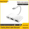 4K Type-C на HDMI Адаптер-Кабель для Зеркалирования Экрана Мобильного Телефона