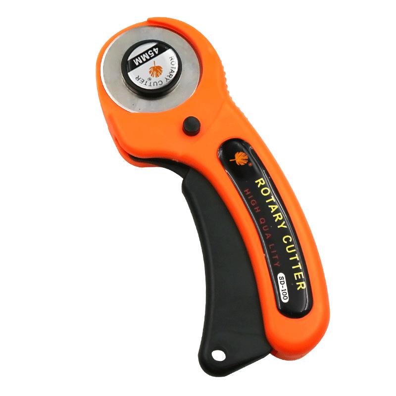 45 мм роторный резак, набор лезвий, круглый стеганый кожаный резак для ткани, инструмент для шитья изделий из кожи