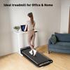 FT51 2-in-1 Foldable Walking Pad Treadmill Under Desk LED Quiet Durable Electric Treadmill with Remote Control