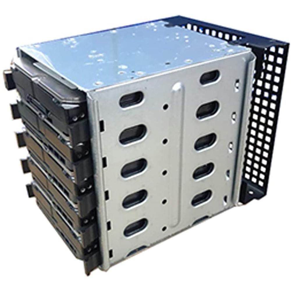 5,25 дюйма на 5 x 3,5" стойка для HDD/SSD SATA/SAS, корпус для жесткого диска с вентилятором, лоток/адаптер для жесткого диска