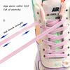 Elastic Sneakers Flat Shoelaces for Shoes AF1 Metal Head Shoe Laces Women Man Shoelace Shoes Accessories Cordones Apatillas