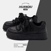Global casual board shoes women's ZHQ3381-1 summer breathable black shoes women's versatile platform student board shoes tide