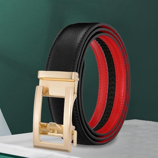 Ремень унисекс с пряжкой из сплава, регулируемый дизайн, двусторонний пояс из искусственной кожи, ремень для брюк и джинсов