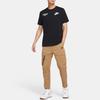 Nike Футболка с круглым вырезом и коротким рукавом с логотипом, мужские топы, черные DO8324-010