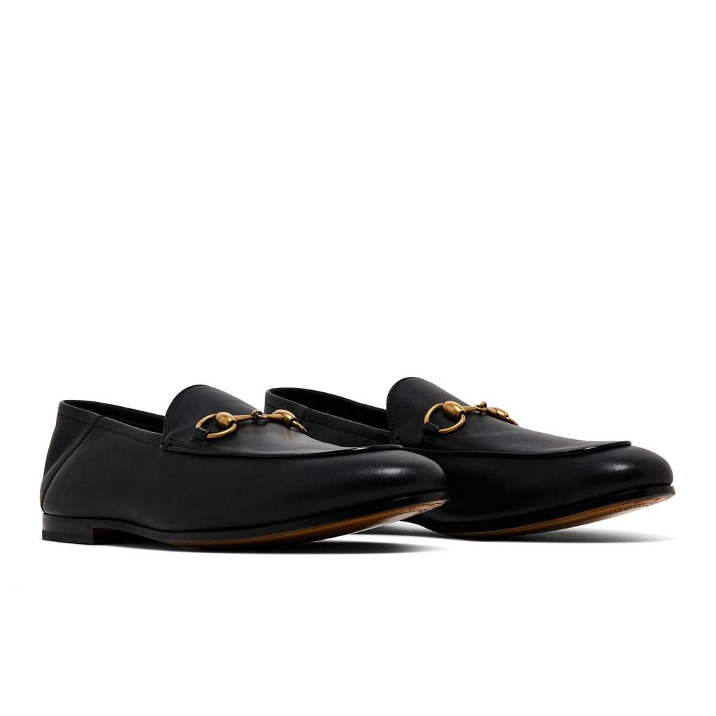 Gucci Brixton Horsebit Loafer 'Black' (Unisex) Black Men's Casual Shoes 407314 DLC00 1000